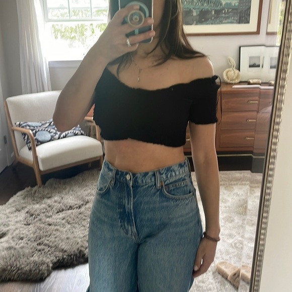 SEEK the label Scrunch Off the Shoulder Top - Picture 12 of 12